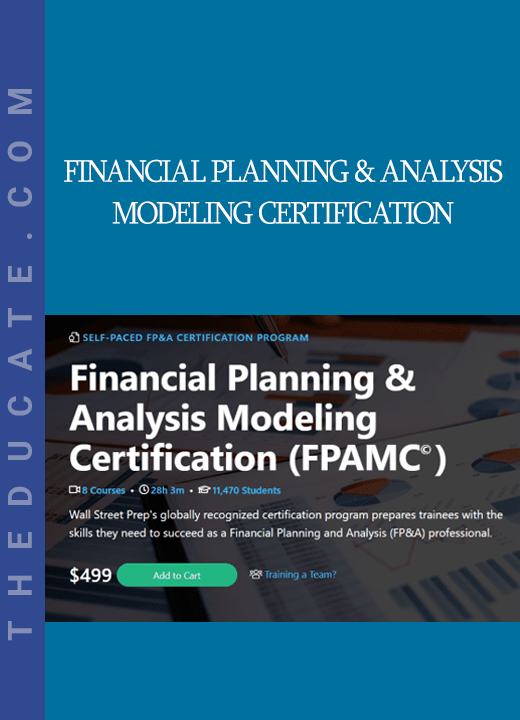 Financial Planning & Analysis Modeling Certification