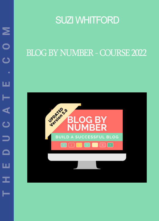 Suzi Whitford - BLOG BY NUMBER - COURSE 2022