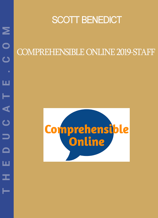 Scott Benedict - Comprehensible Online 2019-Staff