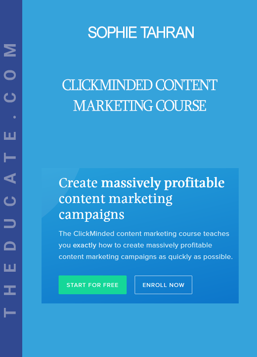 Sophie Tahran - Clickminded Content Marketing Course