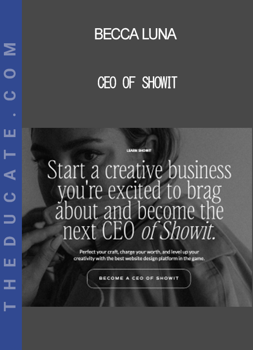 Becca Luna - CEO of Showit