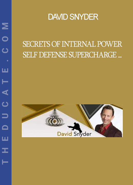 David Snyder - Secrets of Internal Power - Self Defense Supercharge & Self Defense Energetic Bootcamp 2021