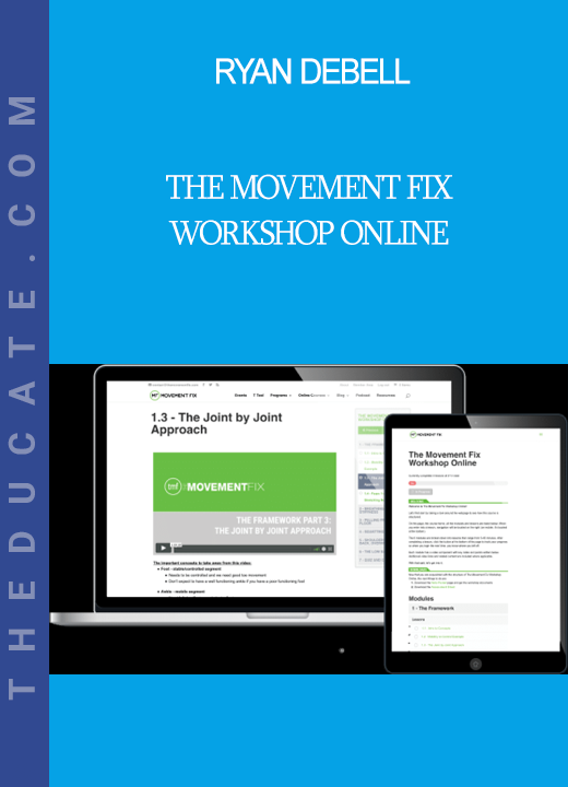 Ryan DeBell - The Movement Fix Workshop Online