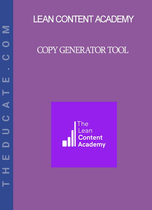 Lean Content Academy - Copy Generator Tool