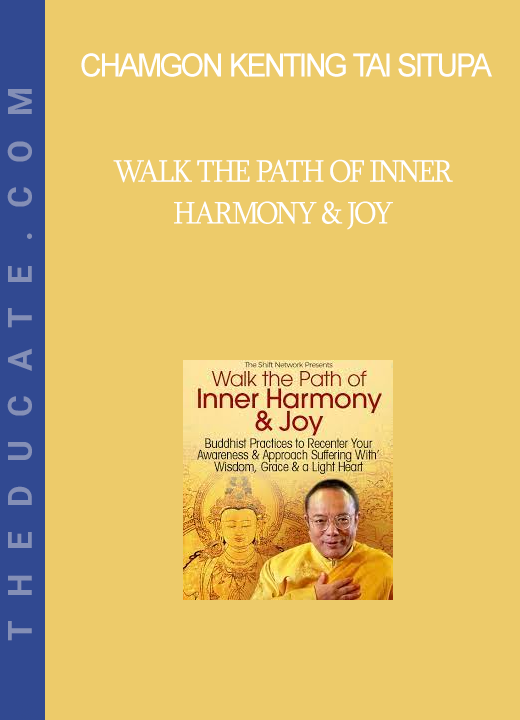 Chamgon Kenting Tai Situpa - Walk the Path of Inner Harmony & Joy